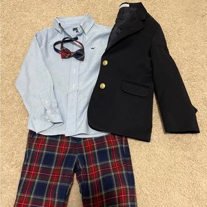 Janie and Jack Size 5 boys holiday outfit